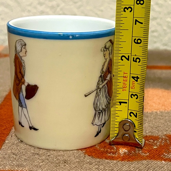 Heinrich and Co. Selb H & C Bavaria German Porcelain Man & Woman Folk Cup - Picture 4 of 5